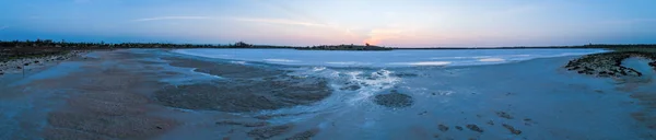 Ampio Panorama Del Lago Salato Australia — Foto Stock