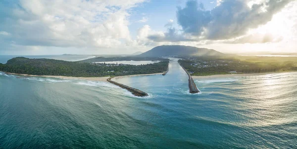 Pemandangan Udara Garis Pantai North Haven New South Wales Australia — Stok Foto