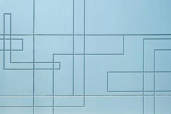 Θραύσμα Αρχιτεκτονικής Τσιμεντένιου Τοίχου Γεωμετρικό Μοτίβο Γραμμών — Φωτογραφία Αρχείου