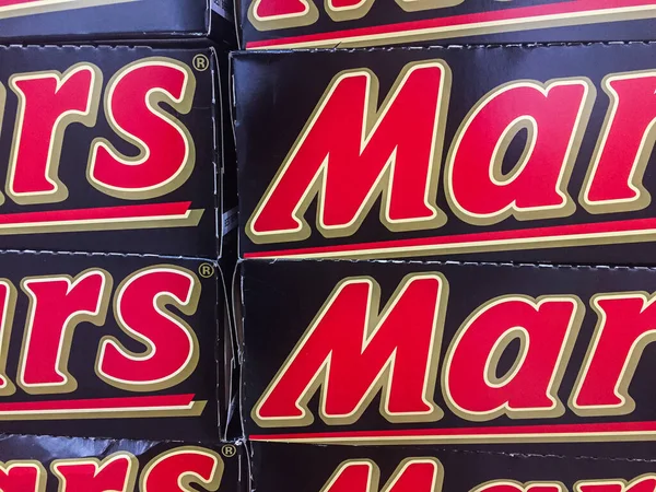 2018 Melbourne Australia June 2018 Stacks Mars Chocolate Candy Bar — 스톡 사진