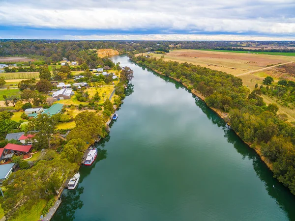 Flygfoto Över Mitchell River Gippsland Australien — Stockfoto