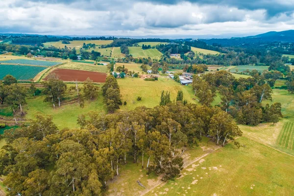 Wieś Victoria Australia Widok Lotu Ptaka — Zdjęcie stockowe