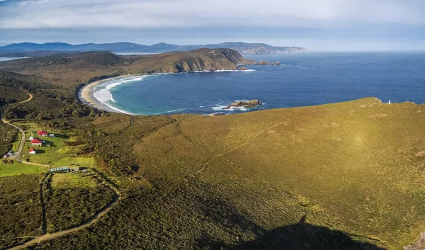 Pemandangan Udara South Bruny National Park Bruny Island Tasmania Australia — Stok Foto