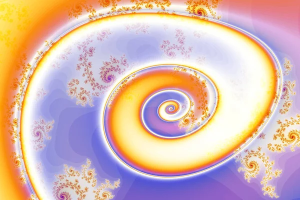 Hypnose Helle Abstrakte Spiralmalerei — Stockfoto