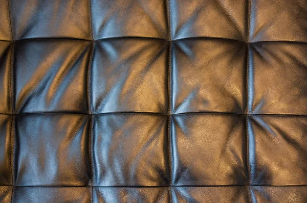Проверенный Искусственный Кожаный Текстурный Фон — стоковое фото