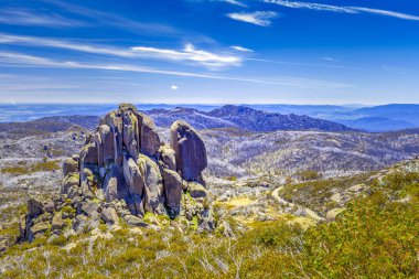 The Cathedral rock formation, Mt. Buffalo National Park, Victoria, Australia clipart