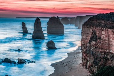 12 Havari kaya oluşumları, Büyük Okyanus Yolu, Victoria, Avustralya