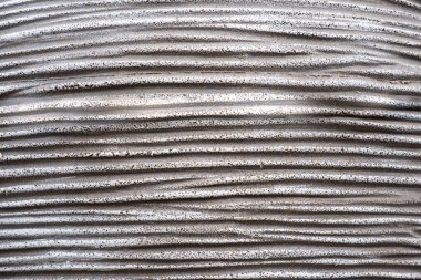 Kil saksıdaki oyukların dokusu yakın plan