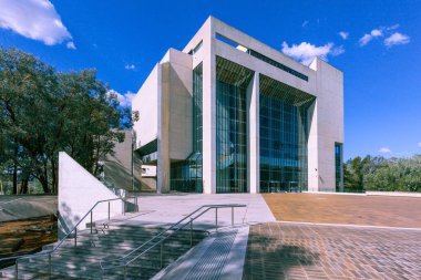 Canberra, Avustralya - 12 Mart 2018: Avustralya Yüksek Mahkemesi