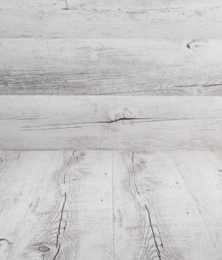 Ürün yerleştirme için beyaz rustik ahşap arkaplan