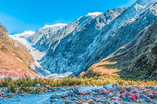 Όμορφη Franz Jozef Glacier South Island Νέα Ζηλανδία — Φωτογραφία Αρχείου