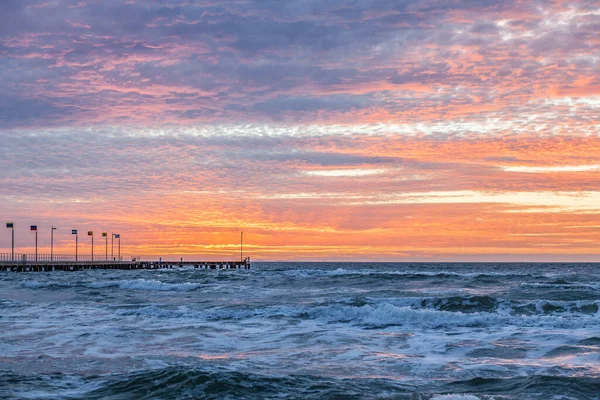 Intens Sunset Mornington Peninsula Victoria Australia — Stok Foto