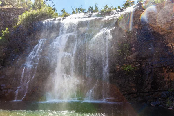 Semprotan Air Dan Kabut Mackenzie Jatuh Taman Nasional Grampians Australia — Stok Foto