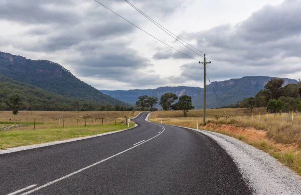 Scenic Winding Rural Road Wollemi National Park New South Wales — Stock Photo, Image