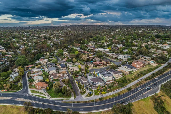 Aerial View Frankston South Nepean Highway — Stock Photo, Image