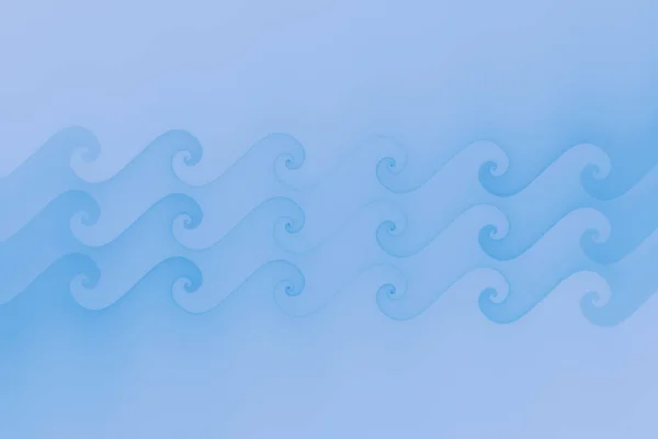 ウェブデザインのための創造的な様式化された波パターン — ストック写真
