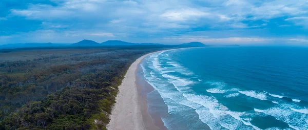 Aerial Panorama Crowdy Bay Coastline Crowdy Head New South Wales — Stock Photo, Image