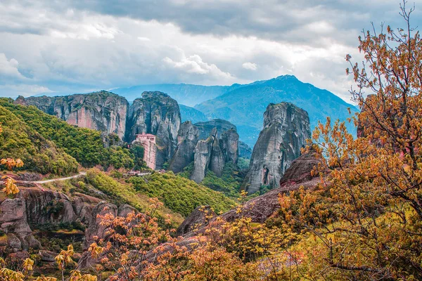 Mosteiro Meteora Grécia — Fotografia de Stock