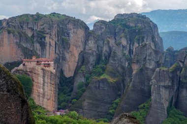 Manastırda meteora, Yunanistan.