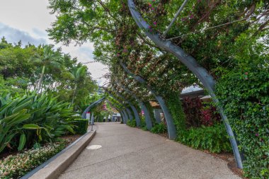 Brisbane, Queensland, Avustralya 'daki South Bank Parklands