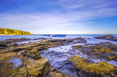 Kartallar Yuvası Sahili, Victoria, Avustralya.