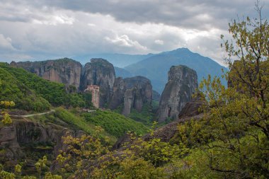 Manastırda meteora, Yunanistan.