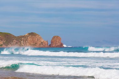Pinnacles kaya oluşumu, Cape Woolamai, Phillip Adası, Victoria, Avustralya
