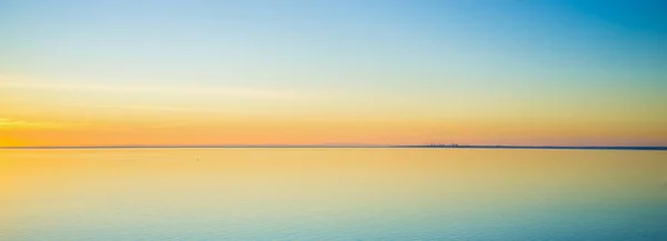 Mornington Yarımadası Avustralya Günbatımında Muhteşem Sakin Sular — Stok fotoğraf