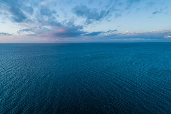 ทะเลท เมฆเหน าในตอนค — ภาพถ่ายสต็อก