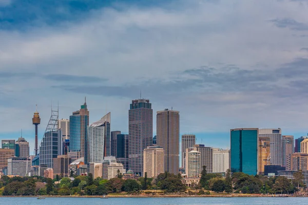 Sydney Australia October 2017 Central Business District Skyline Skyscrapers Viewed — Stock Photo, Image