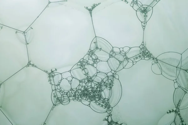 Сферичні Мильні Бульбашки Створюють Складний Візерунок — стокове фото