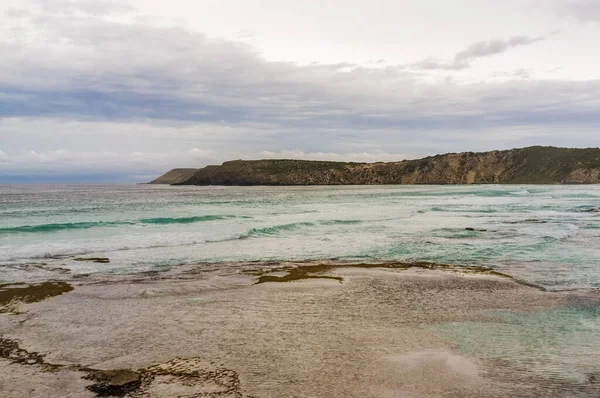 Pennington Bay Θυελλώδη Καιρικό Τοπίο Νήσος Καγκουρό Νότια Αυστραλία — Φωτογραφία Αρχείου