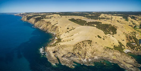 Panorama Udara Pantai Utara Pulau Kanguru Australia Selatan Great Australian — Stok Foto