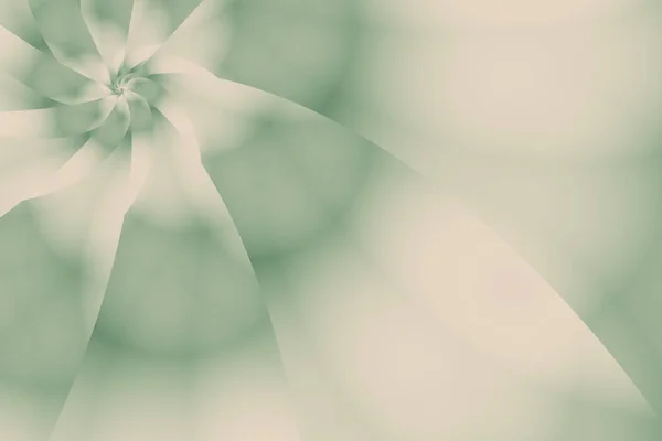 薄緑色の花のイラスト — ストック写真