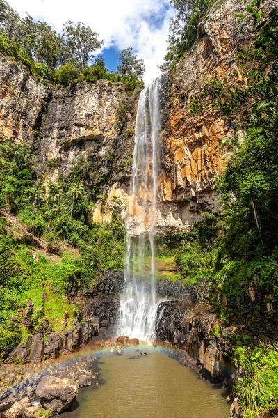 Rainbow Falls Springbrook National Park Queensland Austrálie — Stock fotografie