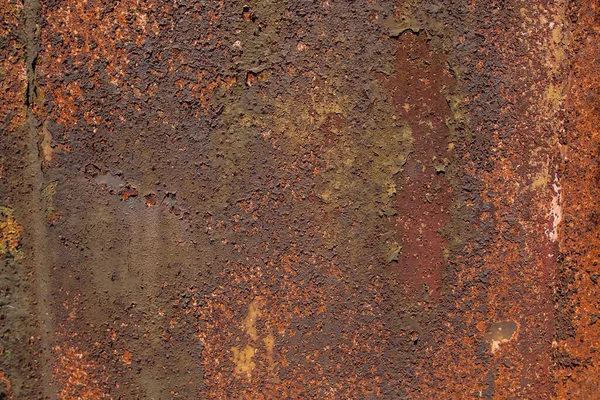 錆びた金属の背景の質感から古い剥離塗料 — ストック写真