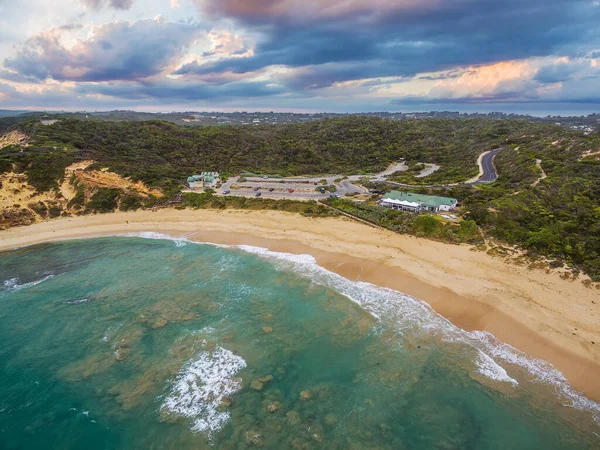 Aerial Landscape Sorrento Back Beach All Smiles Wedding Venue Mornington — Stock Photo, Image