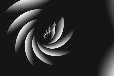 Spiral kıvrımlı dramatik sanat eseri.