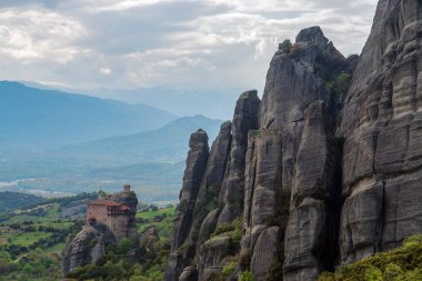 Manastırda meteora, Yunanistan.