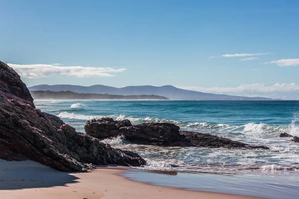 มหาสม ทรชายหาดและห เขตอน ชายฝ Mallacoota ออสเตรเล — ภาพถ่ายสต็อก