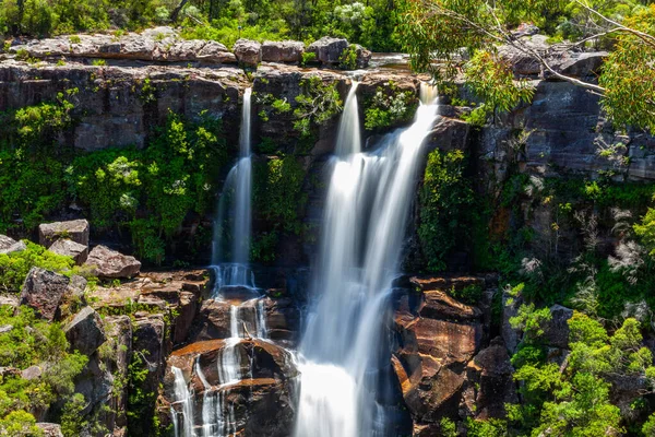 Vista Cerca Las Cataratas Carrington Nueva Gales Del Sur Australia —  Fotos de Stock