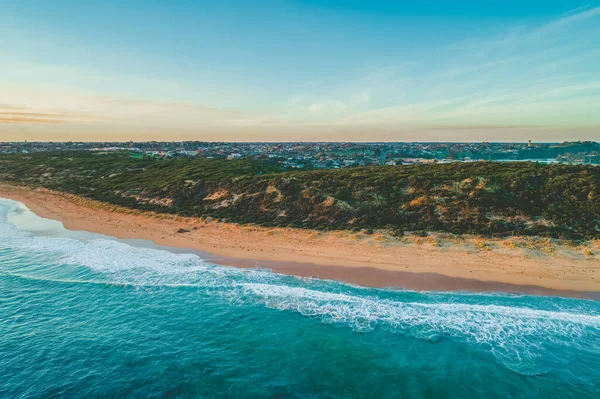 Warrnambool Costa Oceânica Pôr Sol — Fotografia de Stock