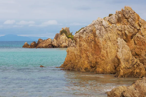 Kalksteinfelsen Walkerville South Beach Victoria Australien — Stockfoto