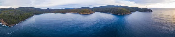 Luchtpanorama Van Fortescue Bay Tasman National Park Victoria Australië — Stockfoto