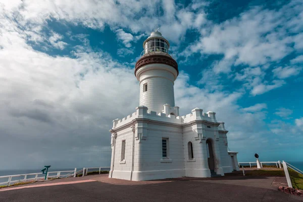 Cape Byron Light Australiens Mäktigaste Fyr — Stockfoto