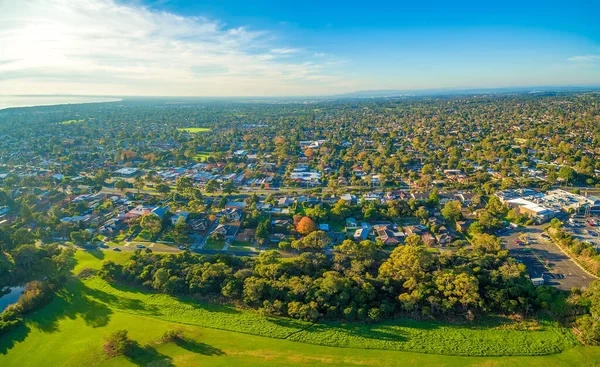Αεροφωτογραφία Του Προαστίου Mornington Peninsula Στη Μελβούρνη Αυστραλία — Φωτογραφία Αρχείου