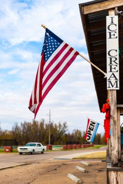 Dondurma tabelasıyla Amerikan Bayrağı
