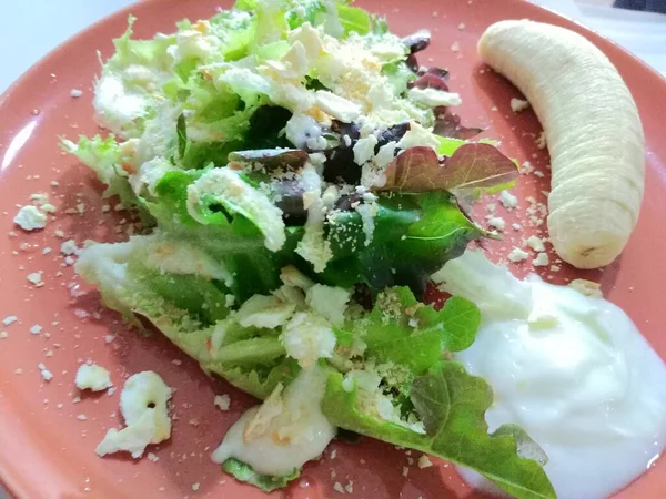 Insalata Verdure Cibo Sano — Foto Stock