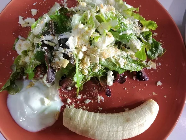 Sebze Salatası Sağlıklı Yemek — Stok fotoğraf