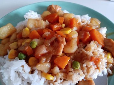 Yemek içkiye karşı - küfür manzarası